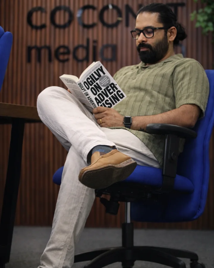 Bibin Mathew at the Coconut Media Lab, Kumaranallore